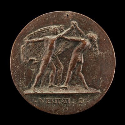 Wahrheit enthüllt von zwei Männern [Rückseite], 1520er Jahre von Maffeo Olivieri