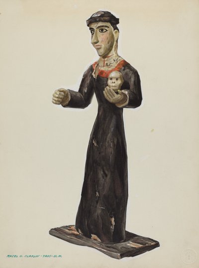 Bulto - Santa Rita, ca. 1938 von Majel G. Claflin
