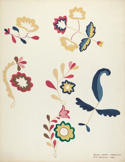 Entwurf aus einem vorgeschlagenen Portfolio von Majel G. Claflin
