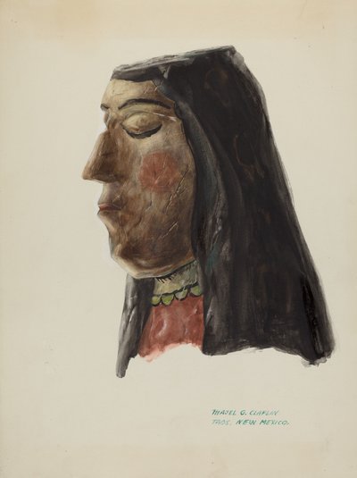 Kopf von Guadalupe von Majel G. Claflin