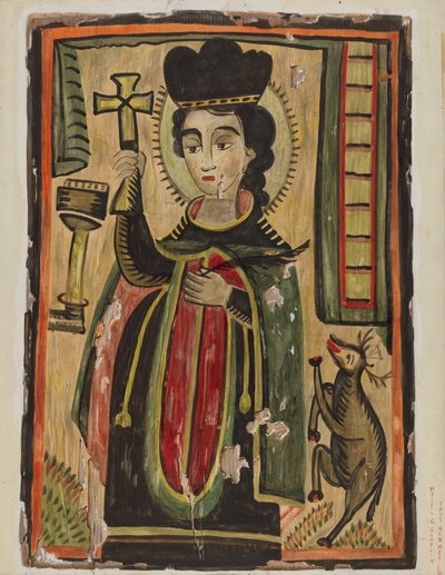 Retablo - St. Procopio, 1935-1942 von Majel G. Claflin