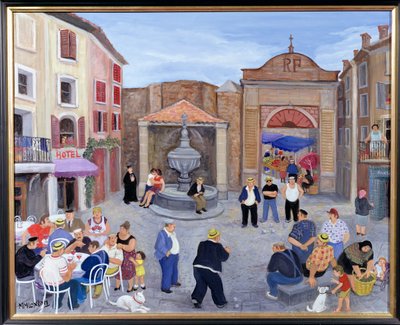 Dorf in der Provence von Margaret Loxton