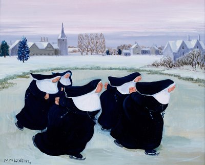 Winter im Kloster von Margaret Loxton