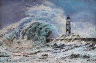 Stürmisches Meer, 2020 von Margo Starkey