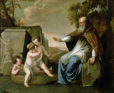 St. Nikolaus erweckt drei Kinder zum Leben von Marguerite de La Hyre