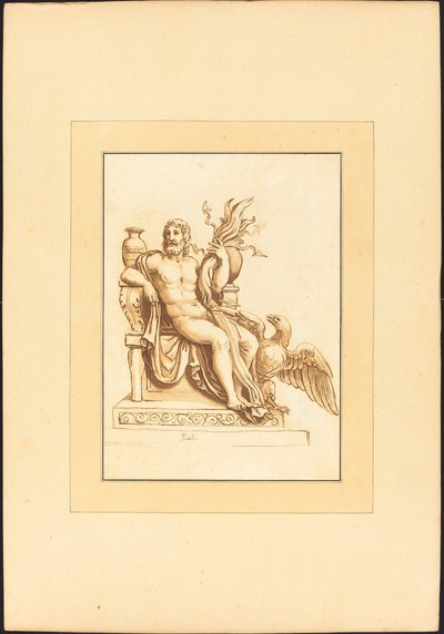 Jupiter von Maria Catharina Prestel after Giulio Romano