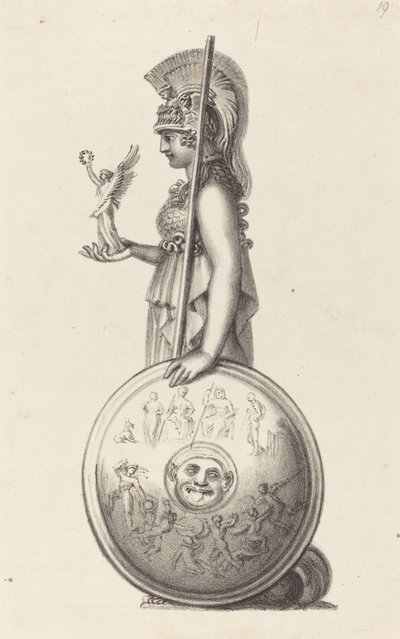 Minerva, von Phidas von Maria Denman after John Flaxman