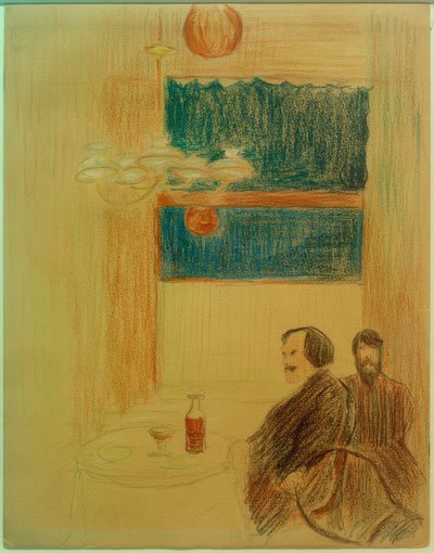 Zwei Männer im Lokal von Marianne von Werefkin