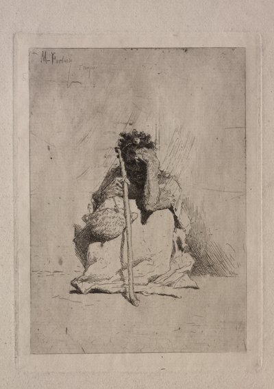 Bettler von Mariano Fortuny y Marsal