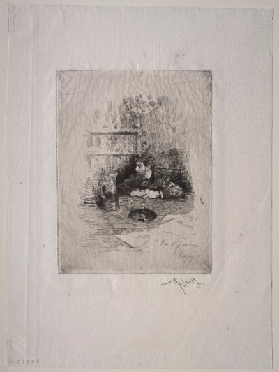 Porträt von Edouardo Zamaçóis von Mariano Fortuny y Marsal