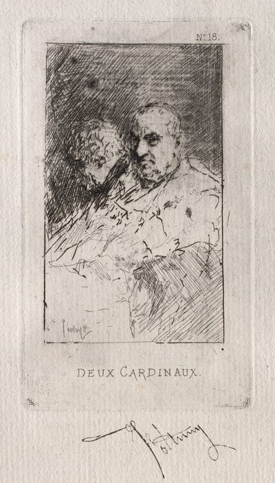 Deaux Cardinaux von Mariano José María Bernardo Fortuny y Carbó