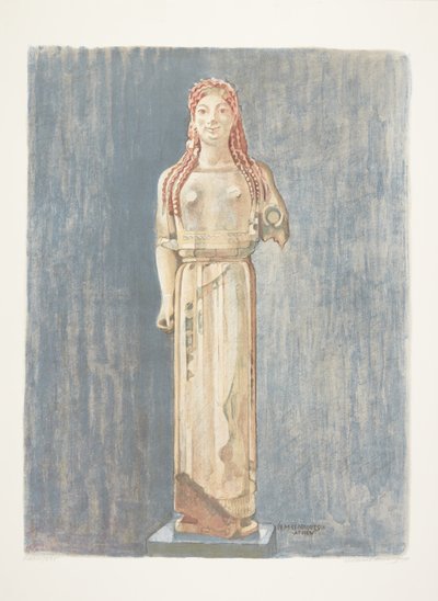 Archaistische griechische Kore (Athen) von Marie Henriques