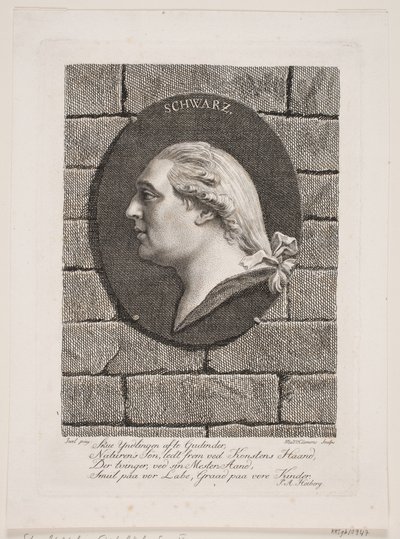 Schauspieler F. Schwartz von Marie Jeanne Clemens