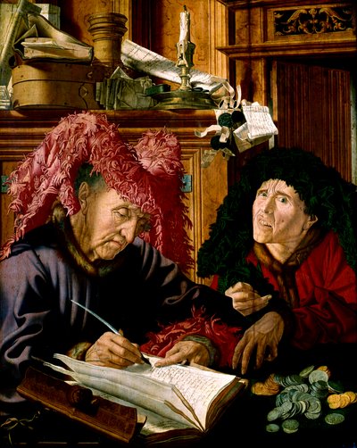 Zwei Steuereintreiber, ca. 1540 von Marinus van Reymerswaele