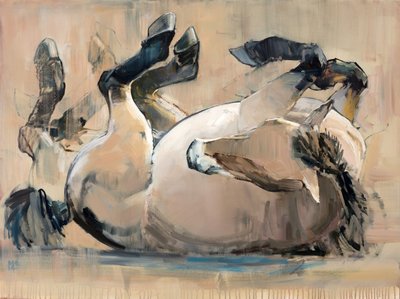 Roll, (Przewalski), 2014 von Mark Adlington