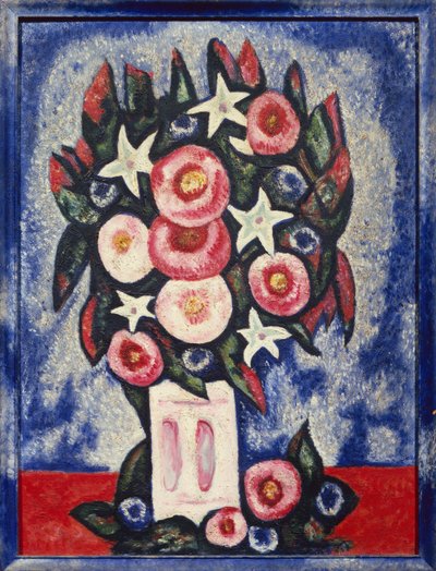 Nacht und einige Blumen von Marsden Hartley