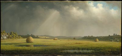 Wiesen von Newburyport von Martin Johnson Heade