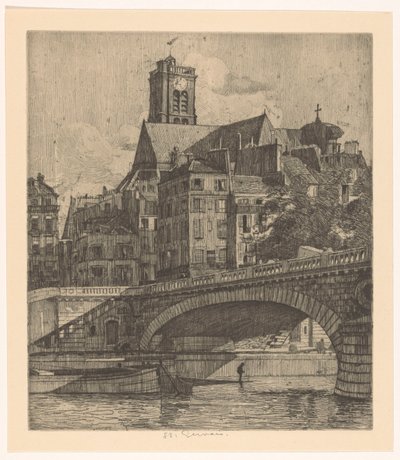 Ansicht der Saint-Gervais in Paris von Martin Monnickendam