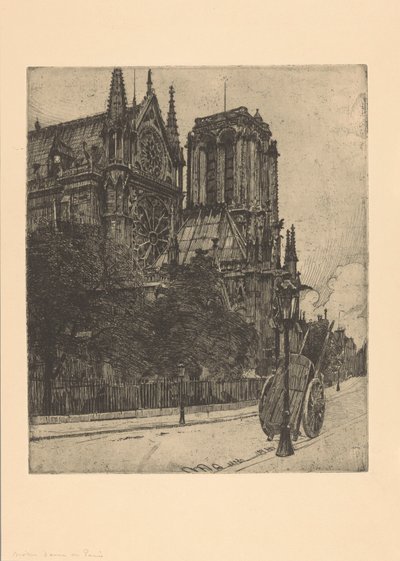 Notre-Dame von Paris von Martin Monnickendam