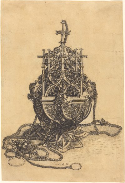 Ein Weihrauchfass von Martin Schongauer