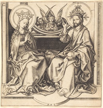 Christus segnet die Jungfrau von Martin Schongauer
