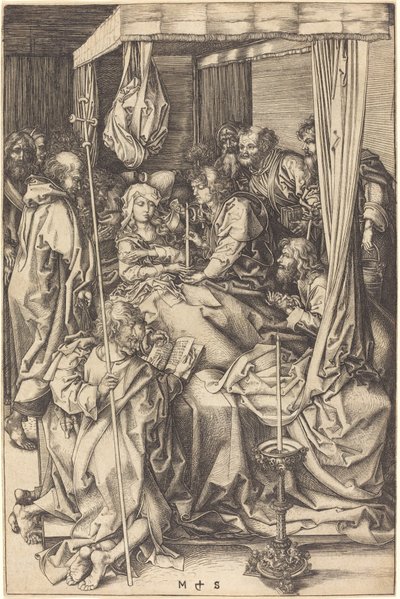 Tod der Jungfrau von Martin Schongauer