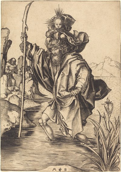 Heiliger Christophorus von Martin Schongauer