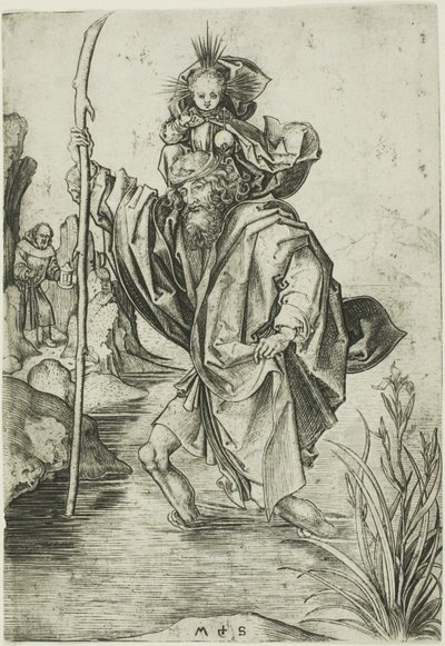 St. Christophorus von Martin Schongauer