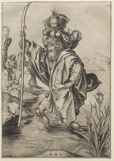 St. Christophorus von Martin Schongauer