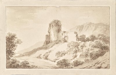 Landschaft mit Ruine von Martin von Molitor