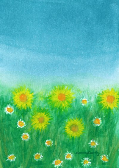 Die Frühlingswiese von Martina Konitzky
