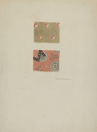 Bedruckte Baumwolle von Mary C. Davidson