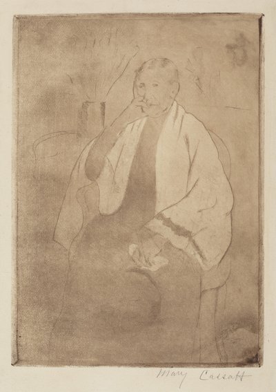 Porträt der Mutter des Künstlers von Mary Cassatt