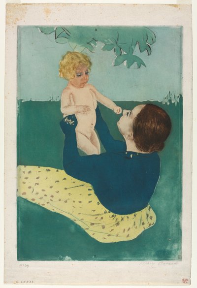 Unter dem Rosskastanienbaum, 1896-1897 von Mary Cassatt