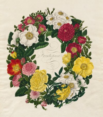 Ein Rosenkranz, 1799 von Mary Lawrence