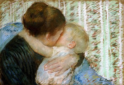 Ein Gute-Nacht-Kuss von Mary Cassatt