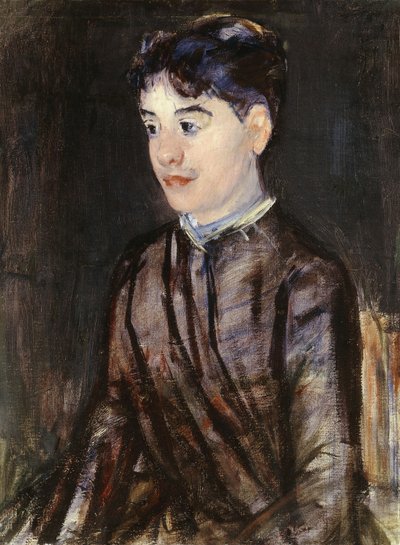 Junge Frau in Schwarz von Mary Cassatt