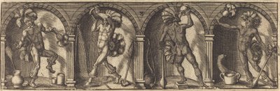 Die verschiedenen Porträts und Figuren VIII von Master AD