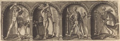 Die verschiedenen Porträts und Figuren VI von Master AD