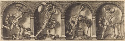 Die verschiedenen Porträts und Figuren X von Master AD