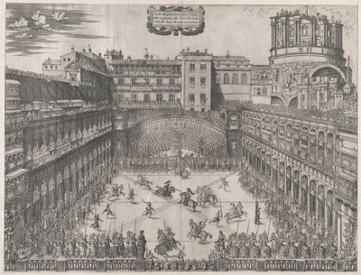 Speculum Romanae Magnificentiae: Vatikanisches Turnier, 1565 von Master HCB
