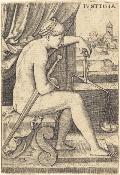 Iusticia (Gerechtigkeit) von Master IB