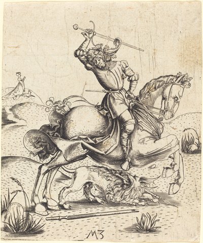 Sankt Georg und der Drache von Master MZ