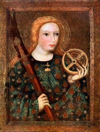 St. Katharina, 1365-1367, 1955 von Master Theodoric