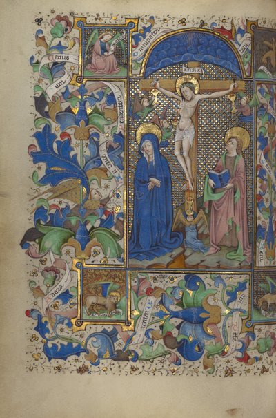 Die Kreuzigung von Master of Guillebert de Mets