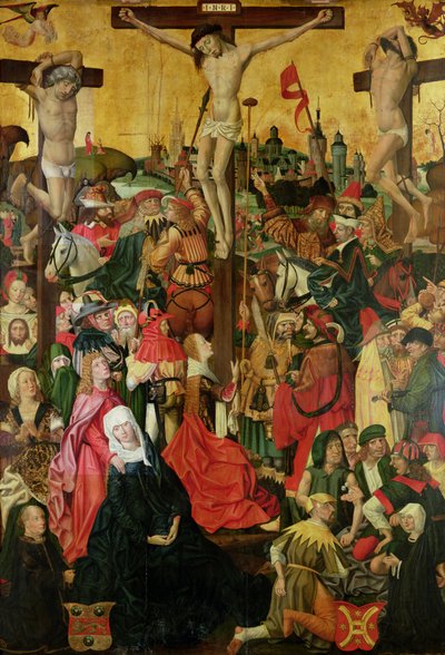 Die Kreuzigung, ca. 1500 von Master of Hamburg