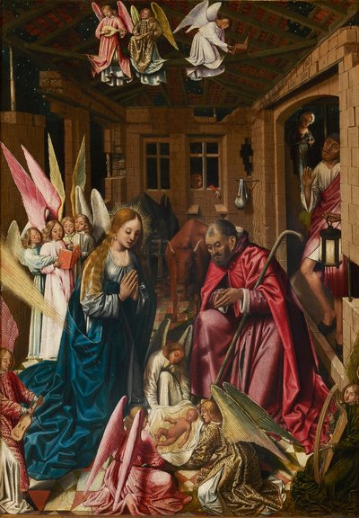 Die Geburt Christi, 1515-1530 von Master of West Flanders