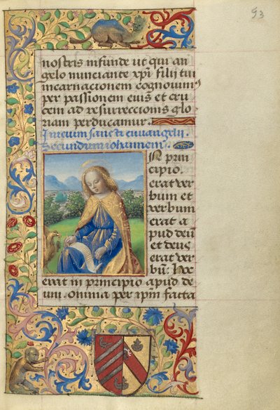 Johannes auf Patmos von Master of the Chronique scandaleuse