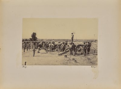 Kapitän [unleserlich] Batterie von Mathew B. Brady