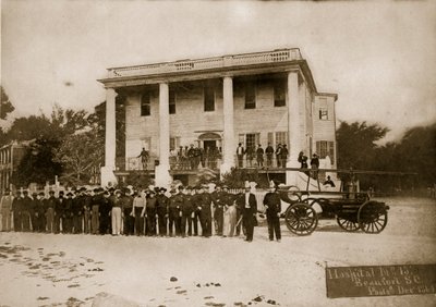 Krankenhaus Nr. 15, Beaufort, South Carolina, 1864 von Mathew B. Brady